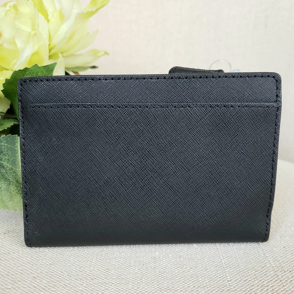 NWT Michael Kors Card Case Carryall Wallet Black - Picture 3 of 8